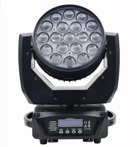 Hot Led Moving Beam Wash Zoom 19*15w Rgbw 4 In1 Zoom Moving Dmx For Dj Led Stage Light