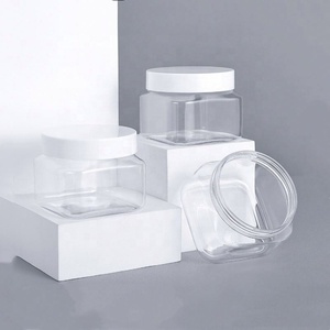 Hot Sale 150ml Pet <b>Clear</b> <b>Plastic</b> Cosmetic Cream Jar Candy <b>Containers</b> with <b>Plastic</b> Lid - Product Image 5