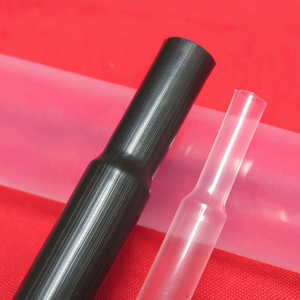 Tube thermorétractable FEP 10mm ID x 20mm OD 3/8 ''manchon en fluoropolymère transparent Flexible pour le câblage industriel - Product Image 1