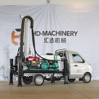 Foreuse mobile diesel HRT-280, équipement de forage de puits d'eau haute efficacité