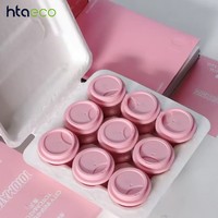 Boîte cadeau en pulpe de bagasse moulée avec logo personnalisé, emballage en gros pour vêtements et capsules de café personnalisées