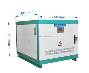 50kw 60kw Small size split phase 120/240V 60HZ to 380V 3 phase 50HZ step up voltage and frequency converter