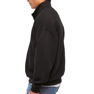 Sudadera con Capucha y Cierre de 1/4 al por Mayor, Sudadera Personalizada con Logotipo, Sudadera de Alta Calidad para Hombre - Product Image 4