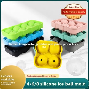 2024 Hot Sale Silicone Square Ice Cube Tray Freezer Proof Easy to Release Whiskey Milk Tea Coffee Ice Cubes Mold - Product Image 2
