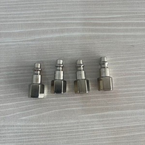 ชุดข้อต่อเร็วสำหรับเครื่องอัดอากาศแบบเกลียว 1/4 นิ้ว NPT จำนวน 14 ชิ้น แบบตัวผู้ ตัวเมีย แบบภายในและภายนอก - Product Image 4