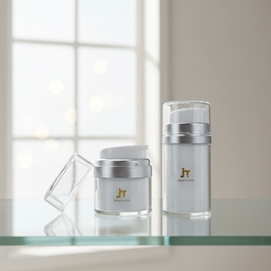 Factory Custom Empty 30ml 50ml Cream Skincare Airless <b>Pump</b> <b>Bottle</b> Made Plastic Cosmetics Packaging - Product Image 1