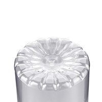 16oz acrylique clair en plastique peut en forme de soda tasse d'eau avec couvercle en aluminium en gros pour la crème bière Champagne Tequila boissons