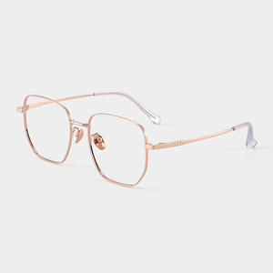 Monture de lunettes rétro ultralégère en alliage de titane, rectangulaire, monture complète pour femmes, confortable, Danyang 33009 - Product Image 2