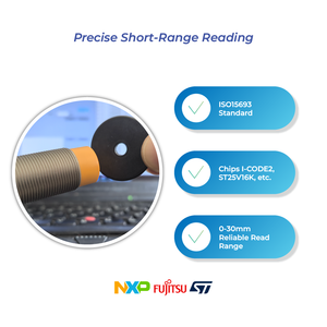 D1333 công nghiệp tần số cao RFID Reader 13.56MHz iso15693 RS485 modbus rtu <span class=keywords><strong>NXP</strong></span> icode slix IP67 cho Mes hệ thống sản xuất - Product Image 3