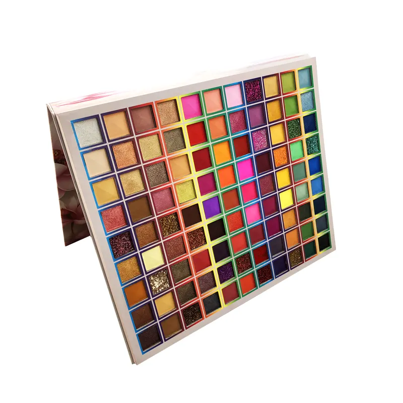 HM953 ultimi 99 colori ombretto trucco vegano Private Label Glitter Waterproof Luminous Eyeshadow Palette