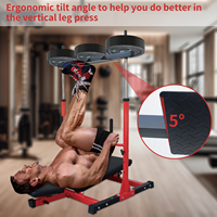Usine OEM équipement commercial de fitness pour l'entraînement musculaire des jambes équipement de banc de musculation à chargement par plaque machine verticale presse pour jambes