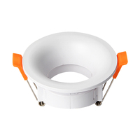 Mr16 Gu10 Encastré Anti-Glare Led Spot Down Light Square One-Head Frame Dimmable Module Downlight Réglable Spotlight Housing