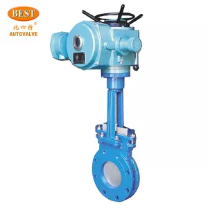 CZ-DXZ43 Series Cast Iron, Carbon Steel, Stainless Steel Electric Rising Stem Type Knife Gate Valve