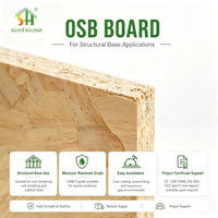 Panneau de construction OSB3 résistant à l'humidité pour la construction de toitures, les murs et les sous-planchers dans les zones humides