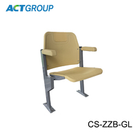 Fabricant de chaises de stade pliantes en plastique pour l'extérieur, montées au sol, pour les arènes, le football, les sports et les divertissements CS-V1-GL