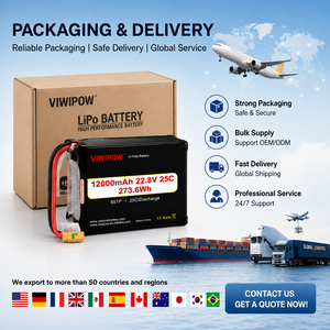 Batterie de drone FPV personnalisée en stock, 12000 mAh, 6S, 3,8 V, 25C, haute capacité, batterie au lithium polymère - Product Image 6