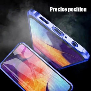 Funda de teléfono magnética de Metal de vidrio TPU de doble cara de protección completa de 360 ° para <span class=keywords><strong>Samsung</strong></span> S25 Ultra S22 S24 Ultra Plus A55 cubierta de parachoques - Product Image 5