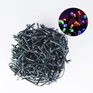 Color Black Wire Waterproof For Christmas Decoration Supplies Outdoor Led String Lights