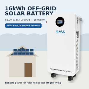 Batería Solar SWA ENERGY Fácil de Transportar con Ruedas, Sistema de Almacenamiento Doméstico de 16 kWh, Batería de Iones de Litio Móvil de Alto Rendimiento - Product Image 1
