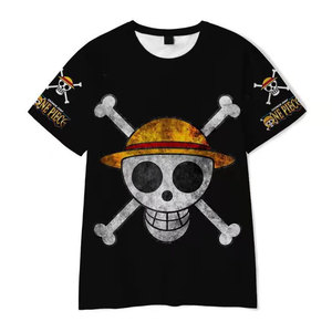 Magliette in Cotone Personalizzate con Stampa 3D di Cartoni Animati, Manica Corta, Oversize, Casual, Unisex - Product Image 4