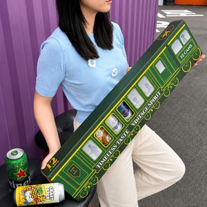 Caja <span class=keywords><strong>de</strong></span> Cartón Corrugado con Forma <span class=keywords><strong>de</strong></span> Tren y Logotipo Personalizado para Botellas <span class=keywords><strong>de</strong></span> Cerveza, Caja <span class=keywords><strong>de</strong></span> Regalo Plegable Extralarga, Fabricante, Venta al Por Mayor, Envío Rápido - Product Image 2