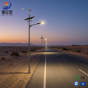 Farola LED Híbrida Eólica-Solar Personalizable, Impermeable IP66, Tipo Dividido, XUYIDA - Product Image 1