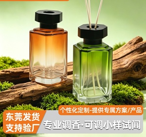 Diffuseur de parfum sans flamme en verre avec huile essentielle – parfum d'ambiance longue durée et accent décoratif pour la maison - Product Image 5
