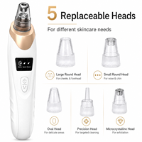 Aspirateur électrique pour points noirs, nettoyeur de pores du visage, nettoyage en profondeur, rechargeable, machine de soin de la peau par aspiration pour le visage et le nez
