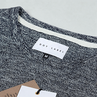 Étiquettes Tissées Jacquard Haute Densité Personnalisées en Usine avec Logo de Marque Nom et Taille pour Vêtements et Textiles