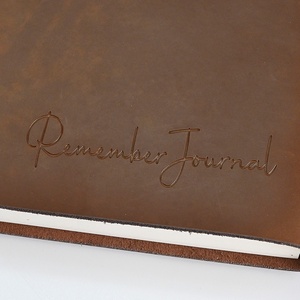 Diario taccuino in vera e propria in pelle con copertina morbida retrò B5 Vintage di alta qualità - Product Image 5