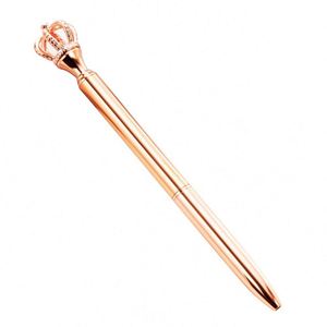 Cadeaux promotionnels personnalisés de 1,0 mm, papeterie métallique, cadeau de luxe, stylos à bille couronnés, stylo à bille fantaisie avec logo - Product Image 2