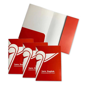 Tùy chỉnh tài liệu thư mục Pocket chủ sở hữu thẻ với logo A4 A5 trình bày thư mục tập tin với túi - Product Image 1