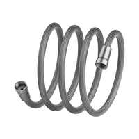 Tuyau de douche flexible moderne en nylon de 1,5 m pour douches à main – Tuyau de rechange pour salle de bain