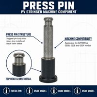 Haotewei – Broche de pression en titane pour Autowell 050B/050E/050F, pièce de rechange pour maillage de compression de soudure PV, fabriquée à Anhui