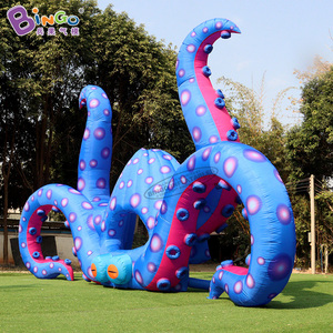 Exquisita Cabina Inflable Tipo Cubículo Pared de Fondo Hinchable Pulpo Gigante Inflable Cabina de DJ para Decoración de Escenario - Product Image 3