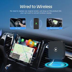Phổ có dây Carplay để không dây Carplay Android Auto ai hộp không dây Carplay Adaptor kép Wifi Android đa phương tiện - Product Image 5