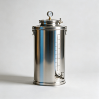 Seau de Fermentation Réutilisable en Acier Inoxydable pour la Fabrication du Vin