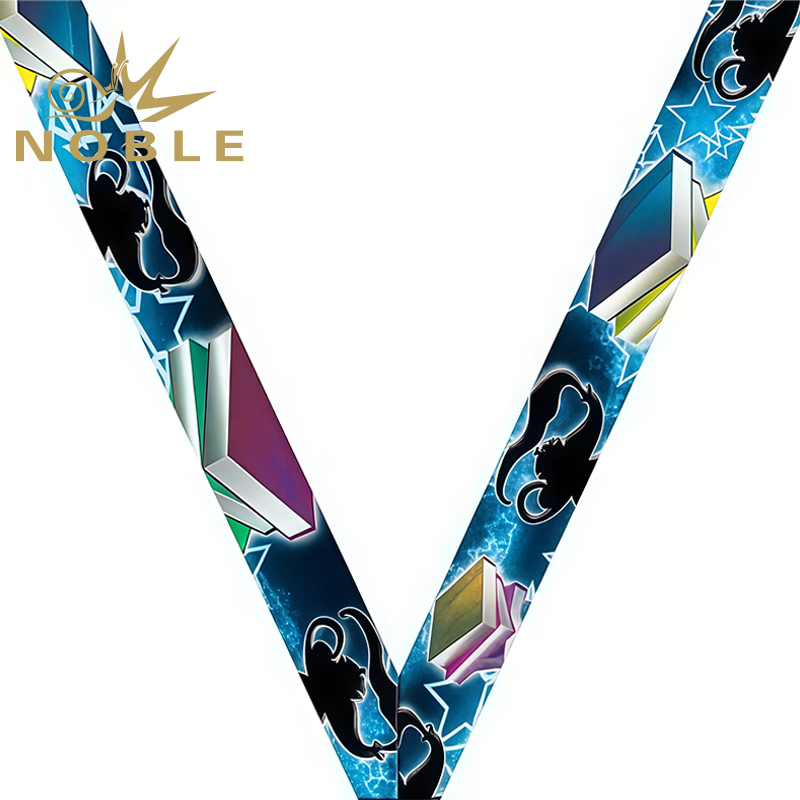 Customized Snowflake Sateen Neck Ribbon Sport Sublimated Neck Ribbon for Medals Image 5