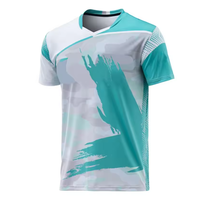 Werkspreis atmungsaktiv schnell trocknend modisch individuelle Sublimations-Polyester-Tennis-Oberteile Sport-Shirt Badminton-Jekot