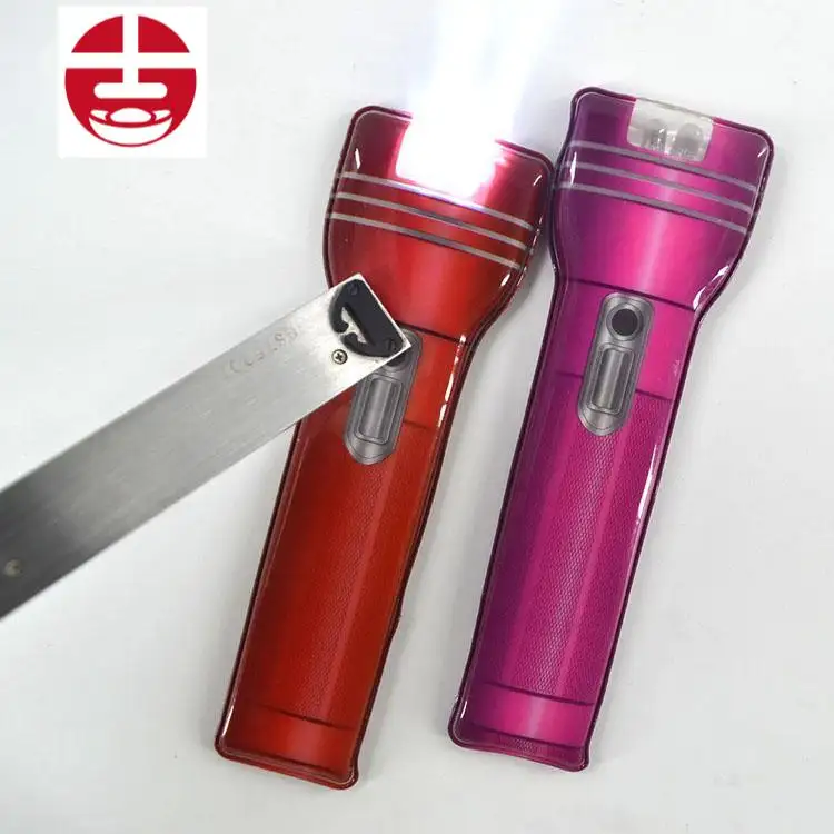 Factory Direct Selling Flashlights Torch Flat Tactical Flashlight With Magnet CMYK Print