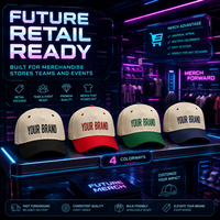 Gorra de Béisbol Personalizada con Logotipo en Placa Metálica, Bordado, Estructurada, de 6 Paneles, Dos Tonos, Cierre a Presión, Venta al Por Mayor, Marca Propia