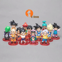 Jouets de bain Dragon de dessins animés japonais les plus populaires, en plastique, sans remplissage, cadeau gratuit pour les créateurs de contenu, machine Gacha, jouet tendance