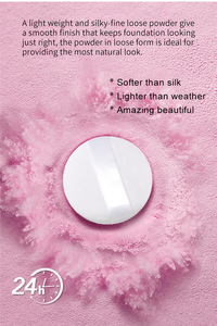 Iluminador Translúcido de Marca Privada, Maquillaje Vegano, Bajo MOQ, Cosméticos Mate a Prueba de Agua, <span class=keywords><strong>Polvo</strong></span> Fijador Suelto Rosa - Product Image 4