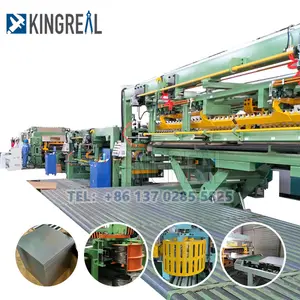 Cut To Length Machine For Stainless Steel Coil Decoiler Leveler Flying Shearing Cutting To Length Machine With CE