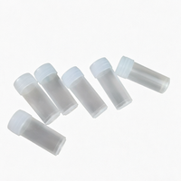 Vente en gros de flacons à pilules en plastique PP de 5 ml, flacons de stockage vides, flacons d'échantillons avec bouchon à vis, impression sérigraphique pour usage cosmétique