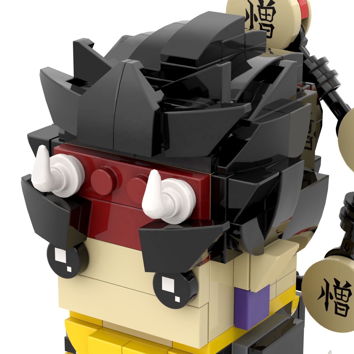 minechobiko　木桶2個 MOOXI Demon Slayer Zohakuten Brick Head Mini Toys Building