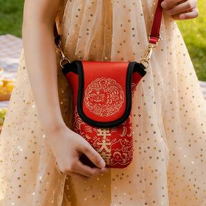 Étui portefeuille pour téléphone à suspendre au cou, mini sac bandoulière personnalisé, pochette pour téléphone portable, sacoche à bandoulière avec cordon, portefeuille bandoulière - Product Image 1