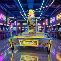 Table de hockey sur air interactive multijoueur Nailong Dragon pour zones de jeux tendance et salles d'arcade - Divertissement personnalisable