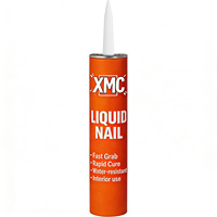 XMC XMCN08 Mastic silicone acétique à prise rapide sans clou, haute résistance, monocomposant, adhésif de construction résistant aux intempéries