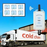 Capteur de température et d'humidité sans fil pour chaîne du froid industrielle, enregistreur de données WIFI, IP67, plastique, haute qualité OEM ODM